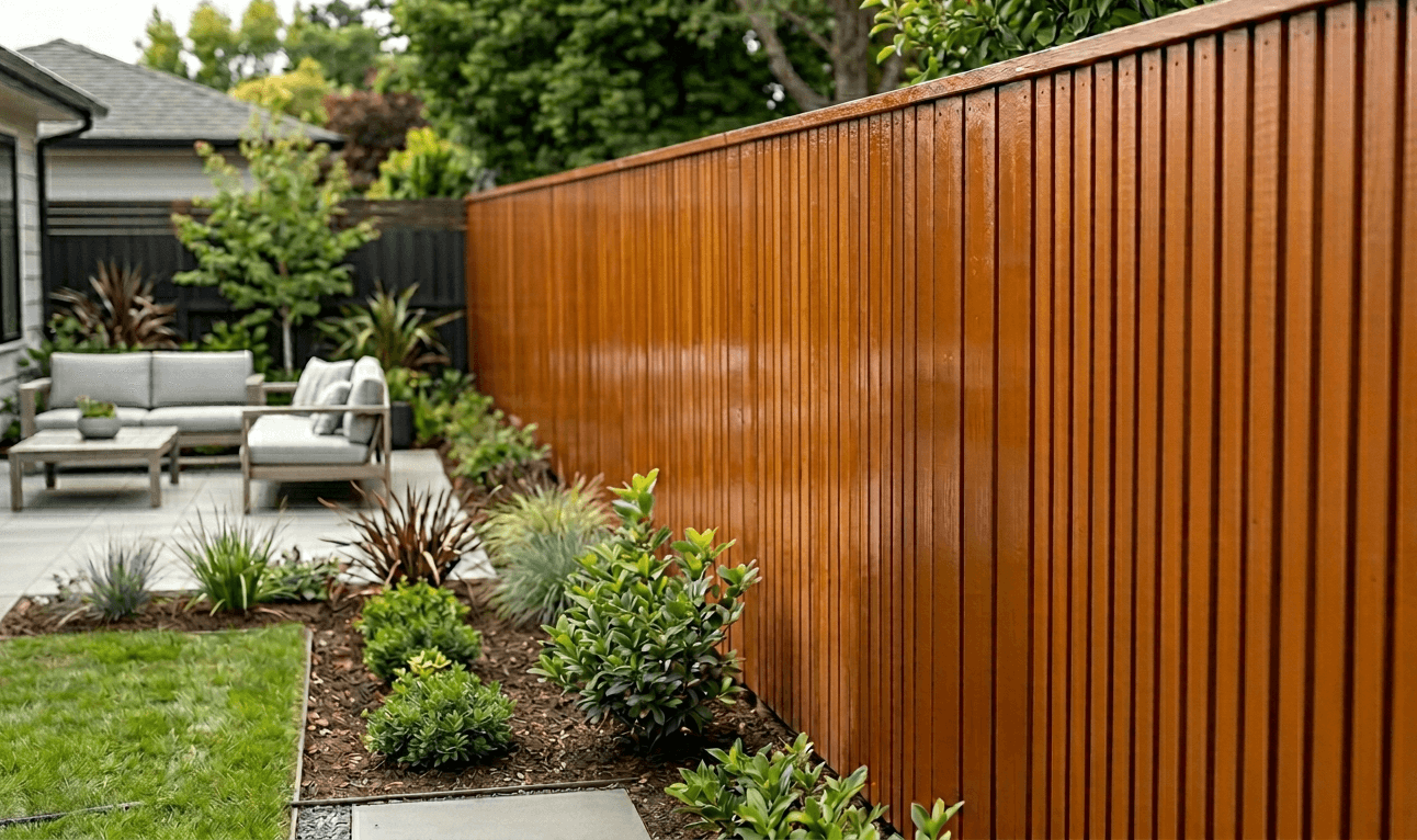 Professional fence and deck painting in East Idaho — Santiago's Paint Brush Services